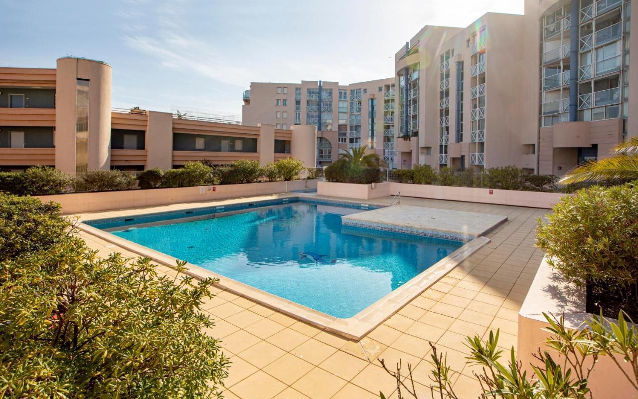 Appartement T3 Traversant Residence Standing Garage Et Piscine Exterieure Gratuits Sète Dış mekan fotoğraf